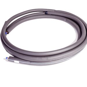 Insulated Copper Air Conditioner Extension Tube (6.35*0.6+9.52*0.6) for 1HP AC Units, Pure Copper Black Finished, Factory Direct