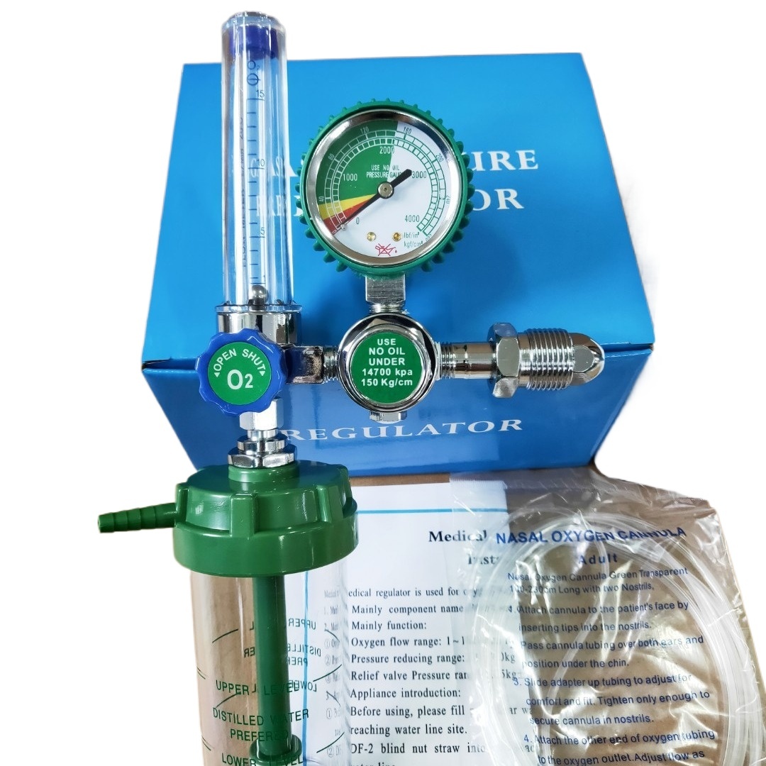 Oxygen Inhaler Regulator WX-YQ-04 Flow Meter Pressure Gauge for O2 Cylinders - Image 3