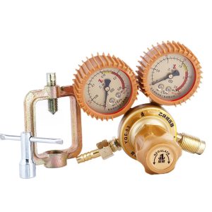 Golden Antivibration Acetylene Pressure Reducer Regulator Gauge (YQE-03) for Welding & Cutting Systems