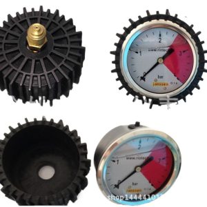 Y63 Oil-Filled Pressure Gauge with 304/316 Stainless Steel Casing and Protective Cover