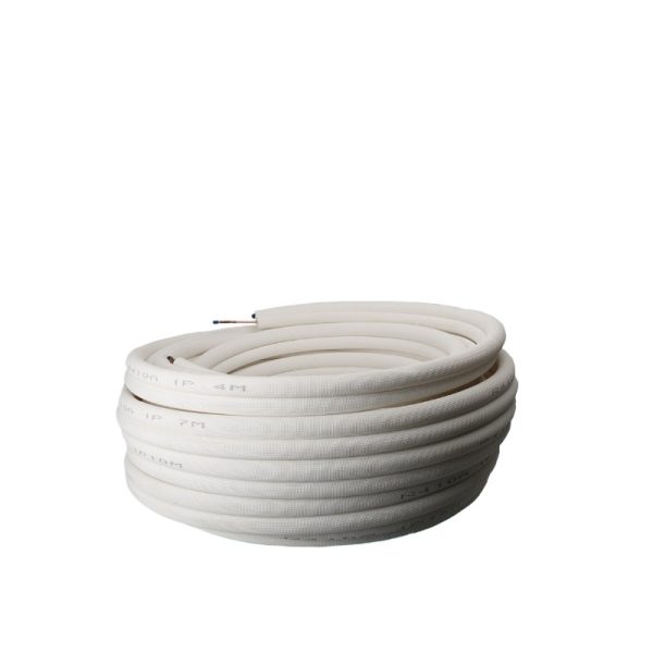 Pure Copper Insulated HVAC Line Set 30M Roll (1P-5P 1/4" to 3/4" OD x 0.5-0.75mm Wall Thickness) for Air Conditioner Split Systems, Universal Fit All Major Brands