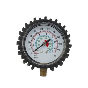 60mm Car Tire Pressure Gauge (0-16Kg, Radial Connection) for Automotive Tire Pressure Measurement