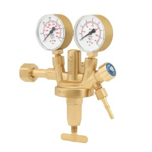 Oxygen Pressure Regulator (RH-451, 1.25 MPa Outlet, 2.5-25 MPa Inlet) for General Gas Welding & Cutting Systems Replaces Ronix RH-451