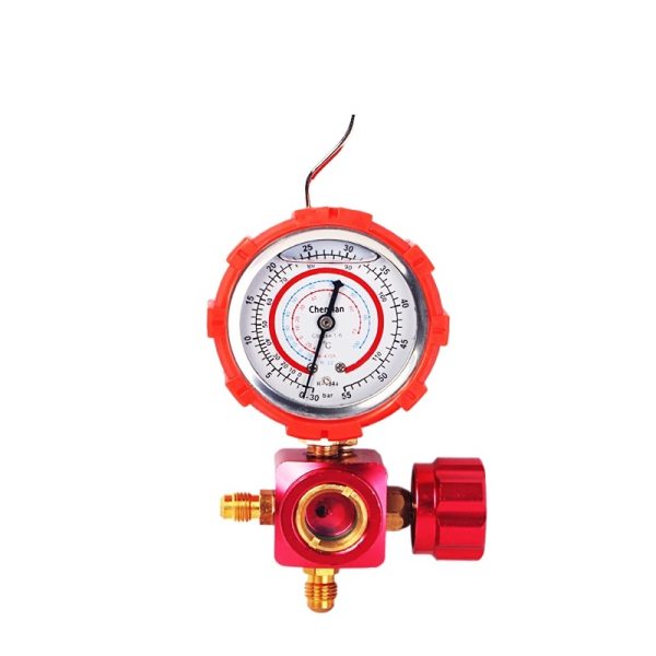 Refrigerant Pressure Gauge Mianifold for R22 R134a R410A Professional HVAC System Testing - 이미지 2