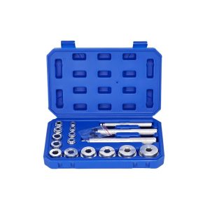 17-Piece Small Bearing Press Removal Tool Kit for Automotive Wheel Bearing Installation and Removal in Plastic Case