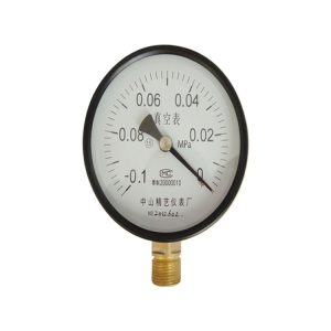 Analog Vacuum Pressure Gauge ZY-100 -0.1~0MPa (1.6 Accuracy) for HVAC Systems