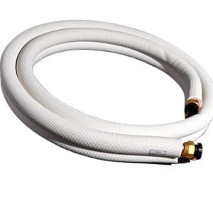 Universal Pure Copper Air Conditioner Extension Pipe (12.7mm x 0.6mm + 19.05mm x 0.8mm) for 5HP HVAC Systems, Easy Installation, Upgraded Seamless Copper Tubing