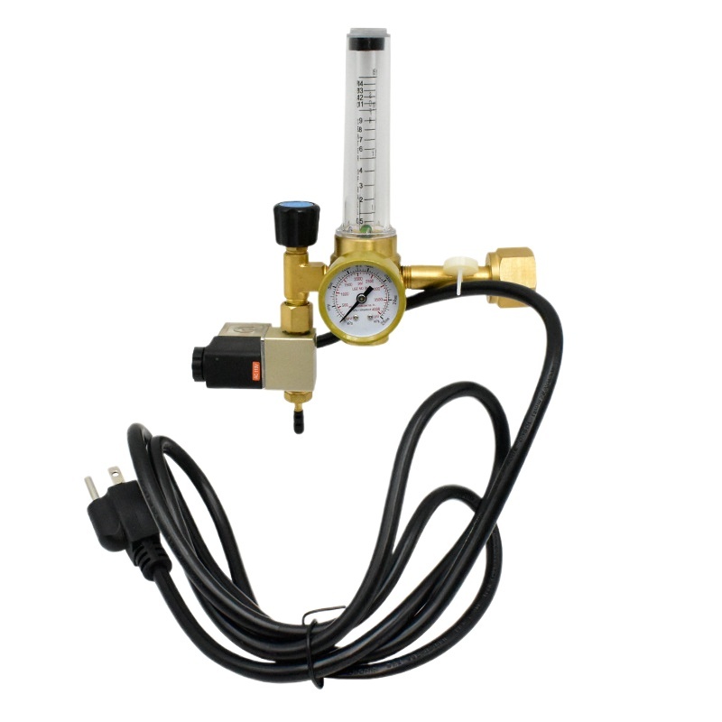 Carbon Dioxide CO2 Pressure Regulator with Solenoid Valve AC 110V for Aquarium Water Plants - Image 2