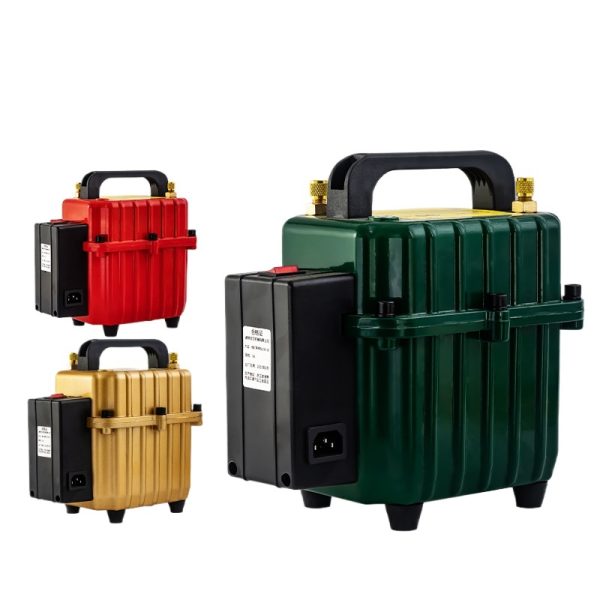 All-in-One Vacuum Pump (Aluminum Alloy Housing, Copper Core Motor) for Refrigeration HVAC System Evacuation & Recharging