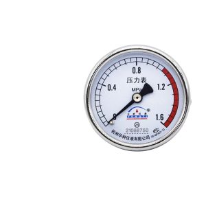 Hongke Yongyi Y60Z Axial Pressure Gauge 0-1.6MPa for Water Pressure Oil Pressure Air Pressure Tank