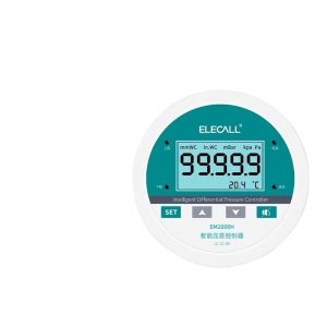 ELECALL EM2000H Digital Differential Pressure Gauge (485 Communication, ±1% Accuracy, Upper/Lower Limit Alarm, Built-in Alarm, Switching Output) for HVAC Systems