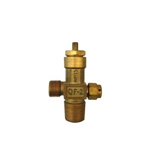 Yuepai QF-2 Pure Brass Oxygen Cylinder Valve CGA540A for Natural Gas Tanks, Zhejiang Factory