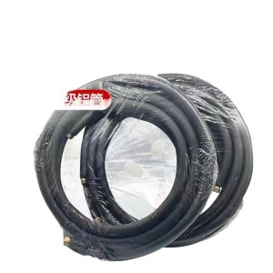 Reinforced Aluminum Copper Interconnecting Pipe Set (6/10mm, 6/12mm, 6/16mm, 10/16mm) for 1HP-5HP Air Conditioner Units
