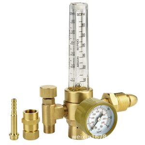 Argon CO2 Pressure Reducer Regulator Gauge WX-191-03-CGA580 for Welding and HVAC Systems