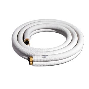 Embossed Copper HVAC Line Set (6.35*0.6+12.7*0.6) for 2HP Air Conditioner Outdoor Unit, Oxidation Resistant Copper Pipe Connection Tube for Universal Split Systems, Yi Du Brand