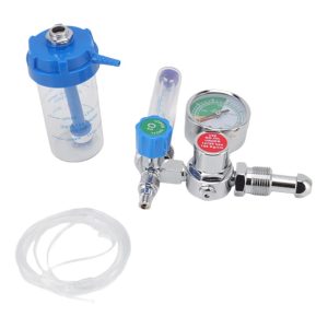 Medical Oxygen Inhaler Buoy Type Flowmeter Regulator (0-25 MPa, 1-15 LPM) for Hospital Clinic Use