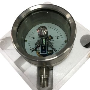 Explosion-Proof Stainless Steel Electrical Contact Pressure Gauge YTX-100B (0-16kPa, 100mm Diameter, 1.6 Accuracy, 380V, 1OVA) - Replaces SY190823010