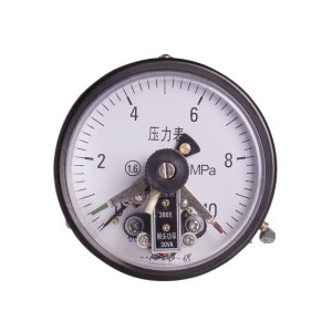 Pressure Gauge YXC100Z Magnetic Assisted Electric Contact Pressure Gauge Axial with Side Electric Contact Meter for General HVAC Systems