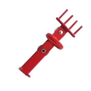 WEIDUN Magnetic Tool Holder WD-0100 (Red, Metal, 4-position) for pneumatic gun, wrench, spray gun, equipment hook