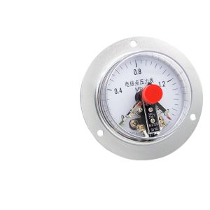 Yongyi YXC100ZT Axial Electrical Contact Pressure Gauge (0-1.6MPa) for Water, Liquid, Oil, Gas Pressure Systems