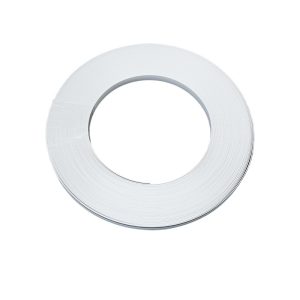 PVC Canvas Trim Strip (White, Rolled) for Central Air Conditioning Duct Sealing, Replaces HVAC Canvas Connector Strips