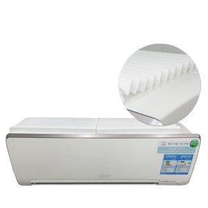 Disposable Electrostatic Air Conditioner Filter Cotton for Air Inlet, Dustproof Cover Filter Net for Wall-mounted, Vertical, Central Air Conditioners, Removes PM2.5