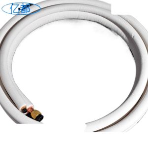 Embossed Copper Pipe for 3HP HVAC Systems (6.35x0.6 + 15.88x0.7) for General Air Conditioning Extension Installation, Replaces YD-YH-Small3P