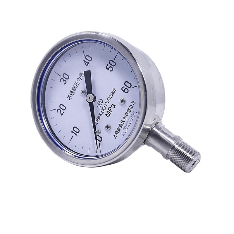 Lueng Lei Y100-B-F Stainless Steel Pressure Gauge (0-1.6MPa) for HVAC Systems - Image 3