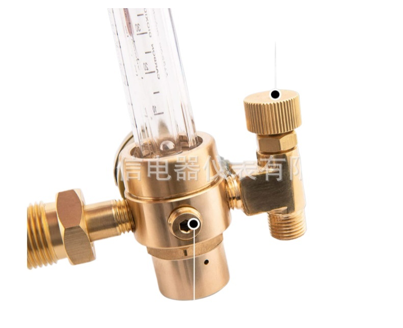 Argon CO2 Pressure Reducer Regulator Gauge WX-191-03-CGA580 for Welding and HVAC Systems - Image 3