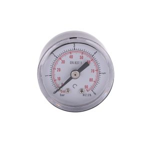 ABS Cased Copper Joint Pressure Gauge 40mm Radial Pressure Meter 0-6bar/psi EN 837.1 Accuracy Class K12.5%