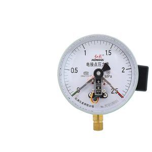 Hongqi YXC-150 Magnetic Assisted Electrical Contact Pressure Gauge for Vacuum and Pressure Measurement