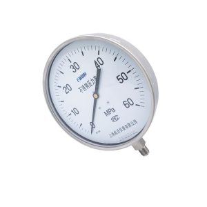 Stainless Steel Pressure Gauge YTF-250H/Y-250H (250mm, MPa, 1.6/1.0 Accuracy, M20*1.5/G1/2/1/2NPT Connection) for Boiler Systems Replaces 190824012
