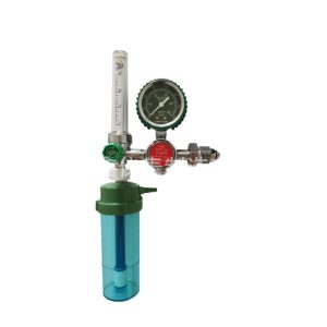 Brass Oxygen Pressure Regulator with Flow Meter (0-15 L/min) for Medical & Industrial Applications
