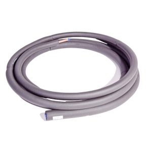 Insulated Copper Line Set Interconnecting Pipe (9.52*0.6mm + 15.88*0.7mm) for 3 Ton AC Units, 3 Meter Length, Universal Refrigerant Tube