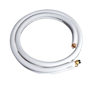 Universal Air Conditioner Extension Copper Tube (9.52x0.6mm + 15.88x0.7mm) with Smooth Flare for HVAC Systems, Supports 3-30 meters Bulk Purchase