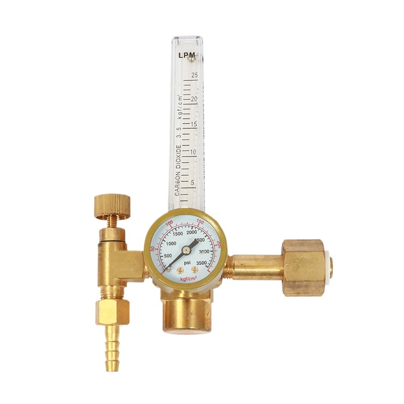 Yongheng HM-AR01 Argon Gas Pressure Regulator with Flow Meter and Heater - Full Copper, Factory Direct Supply - Image 3
