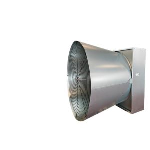 Shangxin Power Negative Pressure Exhaust Fan with Butterfly Damper Duct (1380mm, 220V) for Livestock, Greenhouse, and Poultry Farms