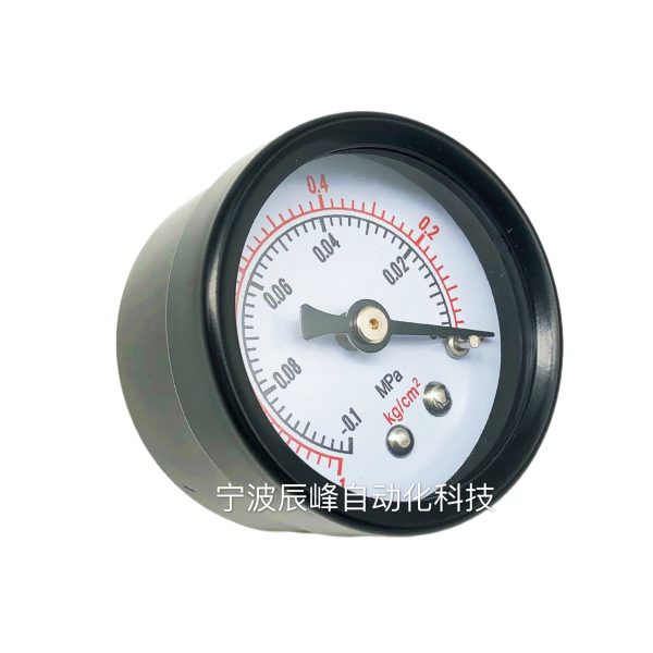 Y40MM Axial Black Electrophoresis Pressure Gauge (-0.1-1 MPa) for Air Compressor Pneumatic Tools, Replaces HVAC Vacuum Pressure Gauges - Изображение 2