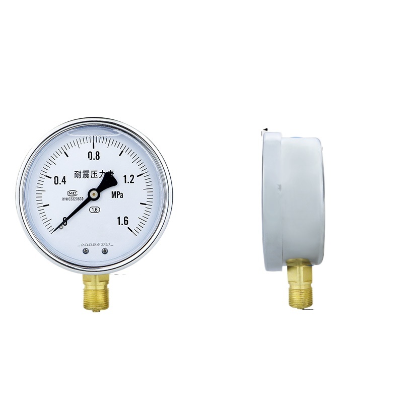 YN100 Seismic Pressure Gauge (0-1.6MPa, M20*1.5) for HVAC Systems - Image 3