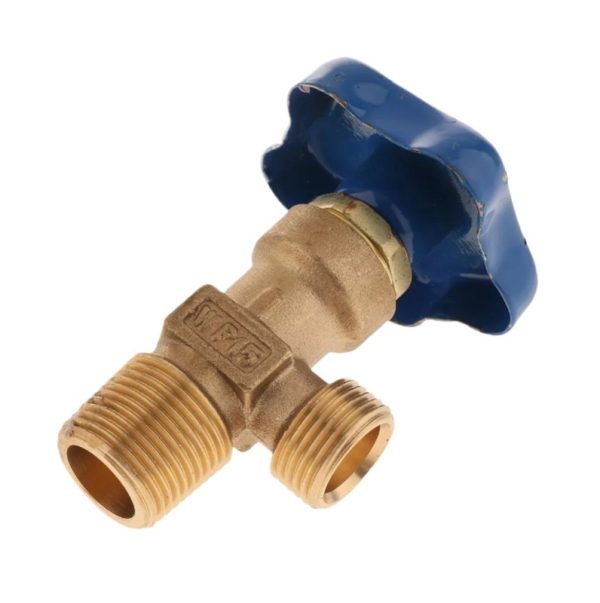 CO2 Cylinder Valve Oxygen Valve Steel Cylinder Valve QF-2G125E 25EA QF-7D2, Compatible with CO2/Oxygen/Gas Cylinders (QF-7B) - Imej 3