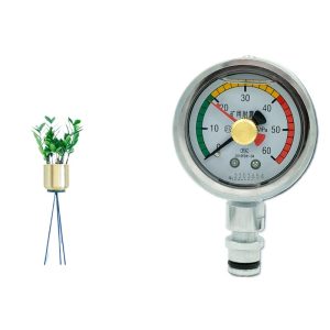 BZY-60 Series Mining Dual Needle Pressure Gauge (0-60MPa/0-80MPa) for Hydraulic Systems Replaces PN 2203654