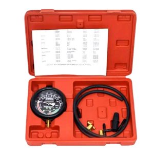 Automotive Vacuum Pressure Gauge Diagnostic Tool Kit (0-30 inHg, 0-70cmHg, -1 to 0 Bar) for TU-1 Fuel System Diagnostics