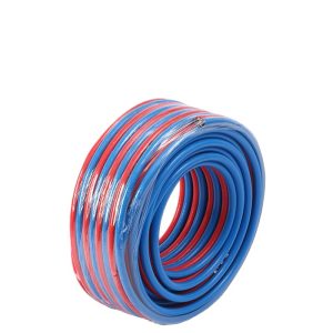 YUEPAI High-Pressure PVC Dual Color Oxygen Propane Welding Hose Pipe - Industrial Grade Acetylene Twin Line Tube for Welding Equipment, Red & Blue, Made in Shandong