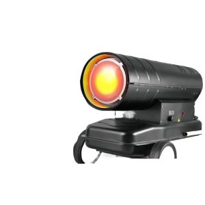 Industrial Diesel Forced Air Heater 50KW (170,000 BTU) for Livestock Poultry Greenhouse Drying, Smart Temperature Control, Overheat Protection, Energy Saving, Large Fuel Tank