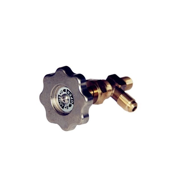 Refrigerant Bottle Opener Valve with M14 Thread and Brass Construction for HVAC Systems - Gambar 2