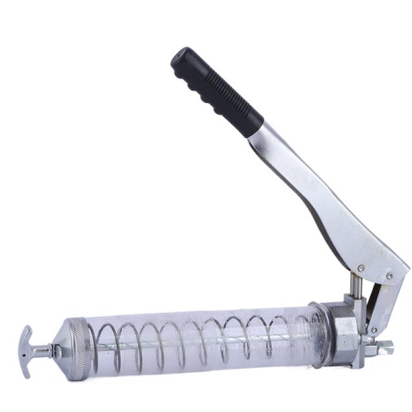 Clear Lever Grease Gun (900cc, 10000-13000 PSI) for Excavators & Construction Machinery - 이미지 3