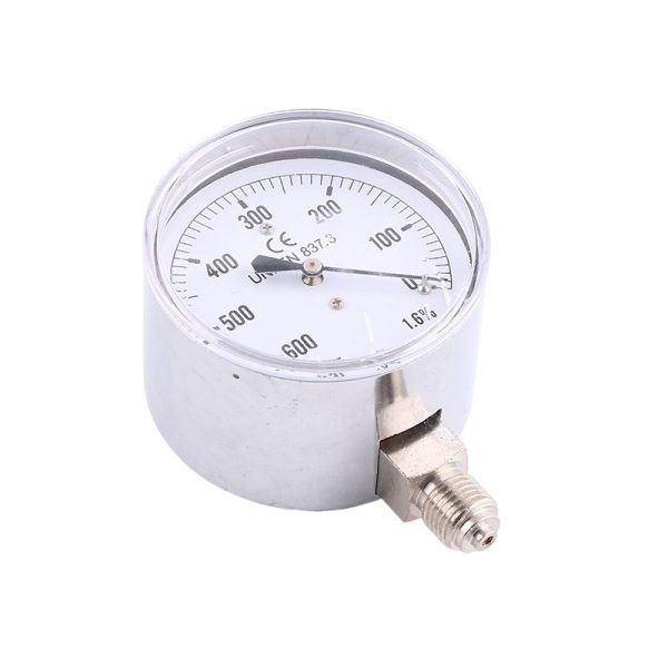 YE63V 63mm Electroplated Housing Diaphragm Vacuum Pressure Gauge (-600mbar to 0) for HVAC Systems Replaces OEM Parts - Imagem 2