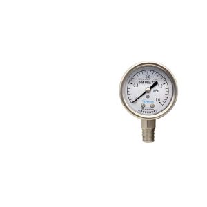 Stainless Steel Pressure Gauge YNBF50 (0-1.6MPa, 2.5 Accuracy) for HVAC Hydraulic Systems Compatible with Water Pressure Cleaners