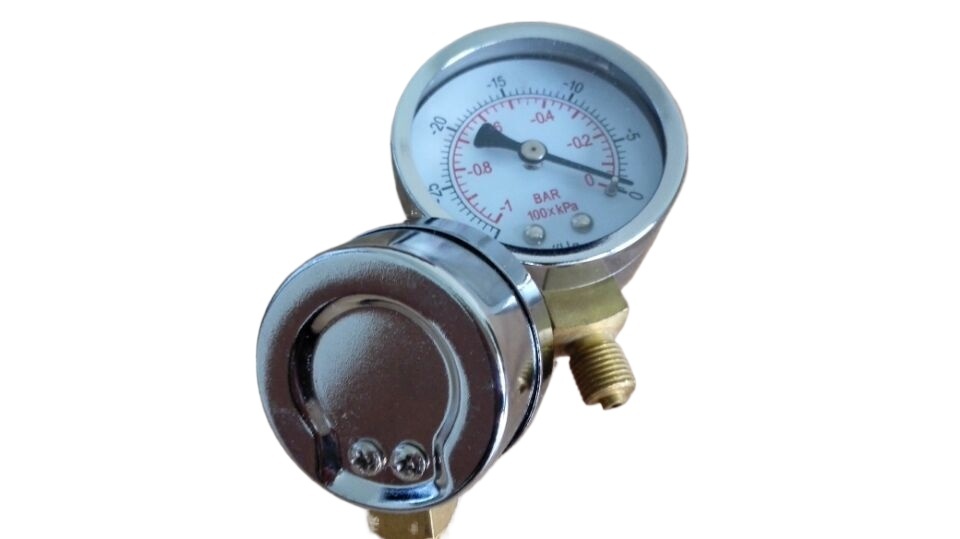 Analog Vacuum Pressure Gauge (0 to -30 inHg, 40mm Dial), for HVAC Vacuum Equipment, Medical Devices, and Industrial Applications - Image 3