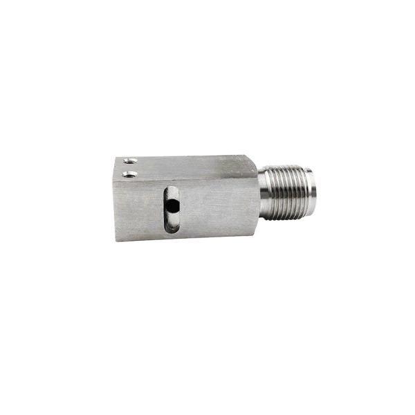22 Square Stainless Steel Pressure Gauge Connector for Pressure Gauges - Gambar 2